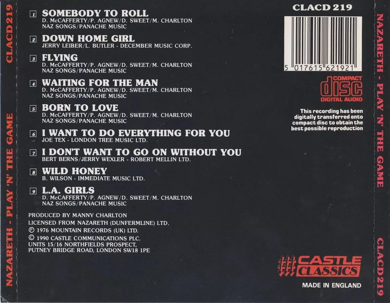 Nazareth 1976. 1976- play n the game. Nazareth box set 32 cd. Nazareth manny charlton. Play n the game.