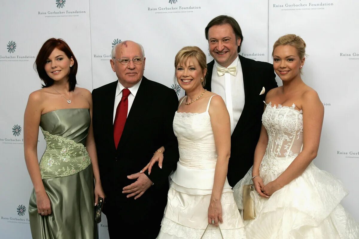 Irina Virganskaya, Mikhail Gorbacheva and Ute Ohoven attend the 20th.