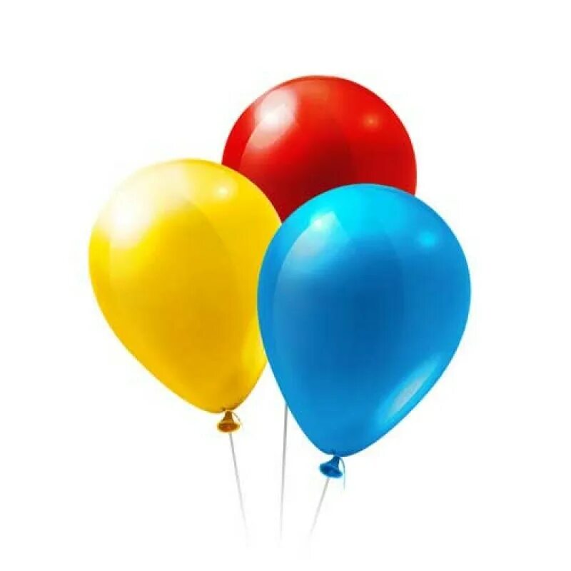 Три воздушных шарика. Цветные шары. Шарик гелиевый. Разноцветные шары гелиевые.