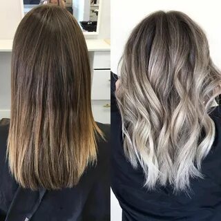 сложное окрашивание волос фото до и после