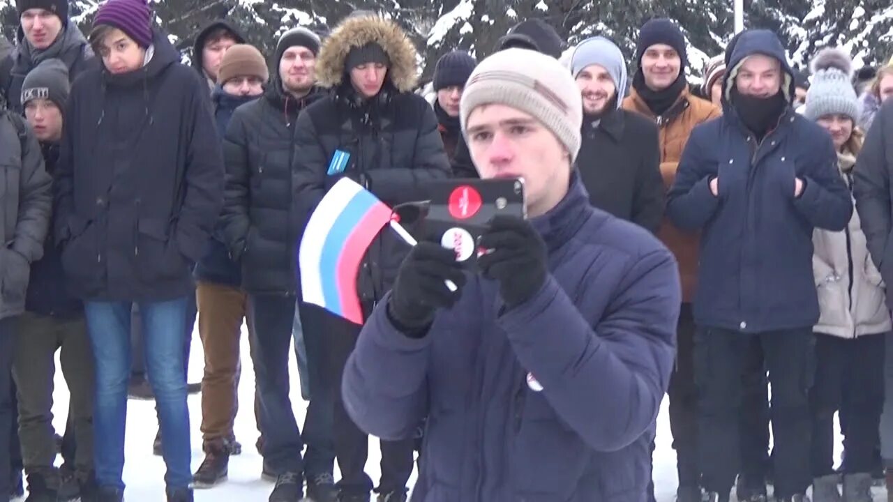 Ютуб новости сегодня прямой эфир. Протесты в Липецке. Штаб Навального Липецк. Митинг 20!8.