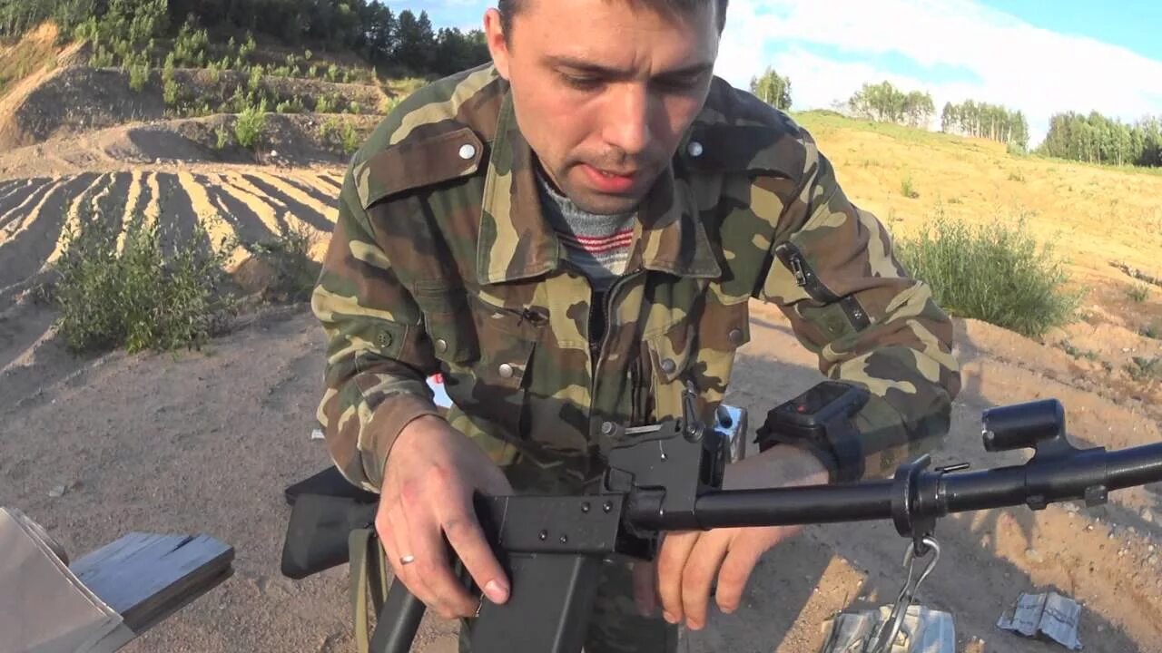 Сайга выстрел