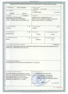 Выписка из минпромторга