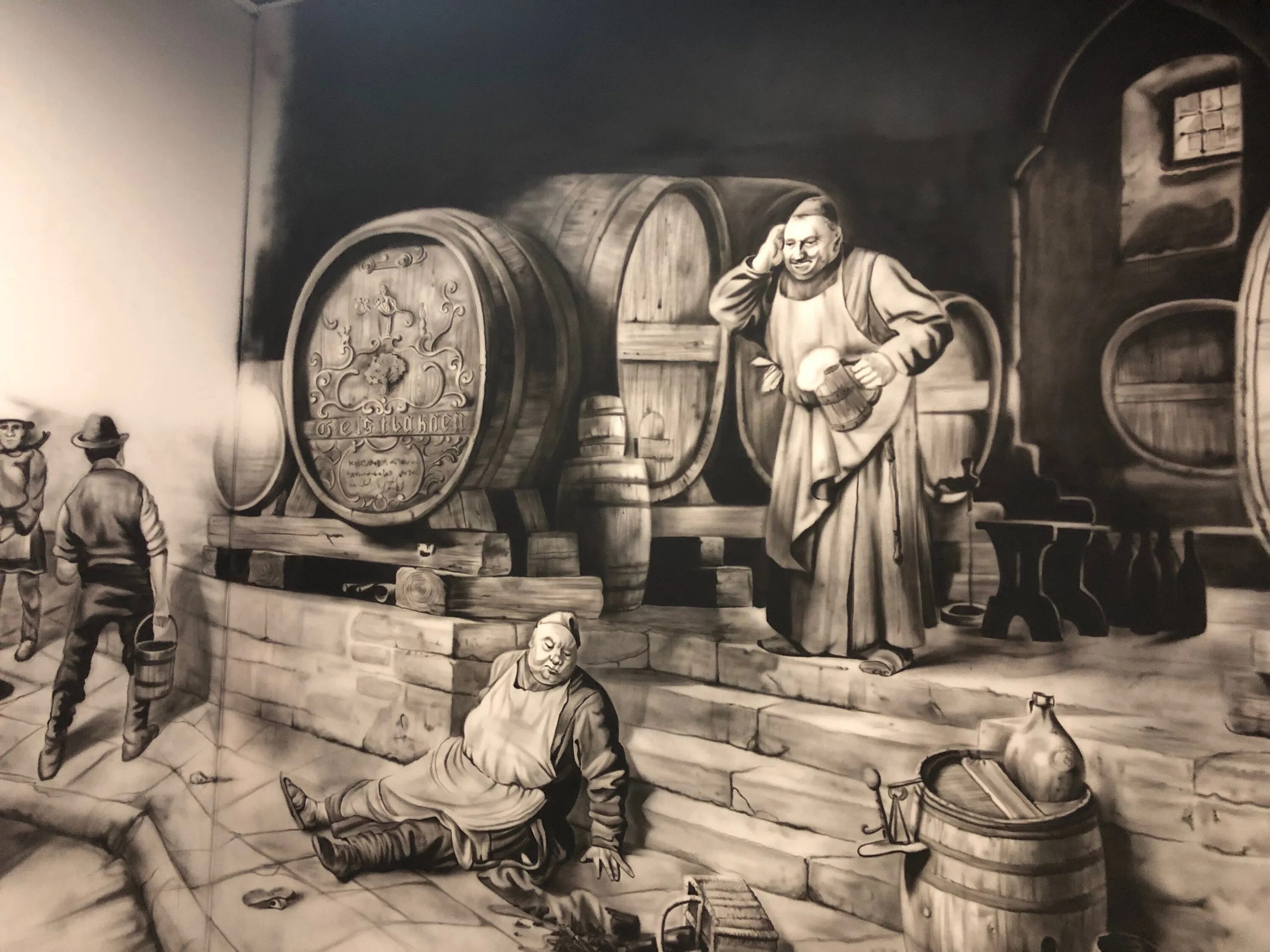 Пивоварня 17 век. Древние Пивовары. Пивовары в древности. Древние пивоварни. Старинная пивная