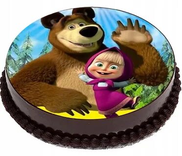 Вафельная картинка медведь