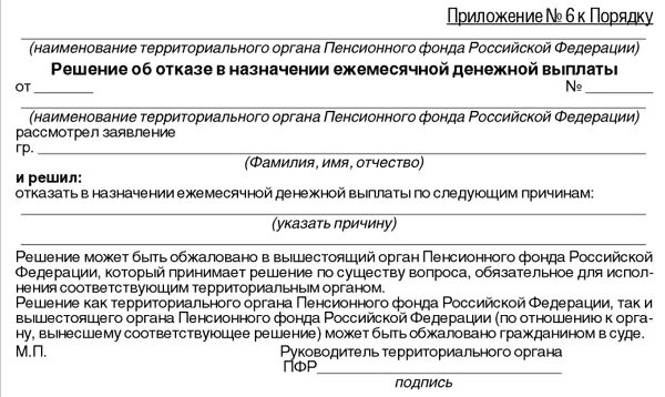 Отказы в пенсионных выплатах. Решение пенсионного фонда об отказе в назначении пенсии. ПФР заявление об отказе от пенсии. Составление проектов решений об отказе в назначении пенсий и пособий. Оформление решения об отказе в назначении пенсии.