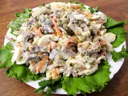 Салат из свинины простой