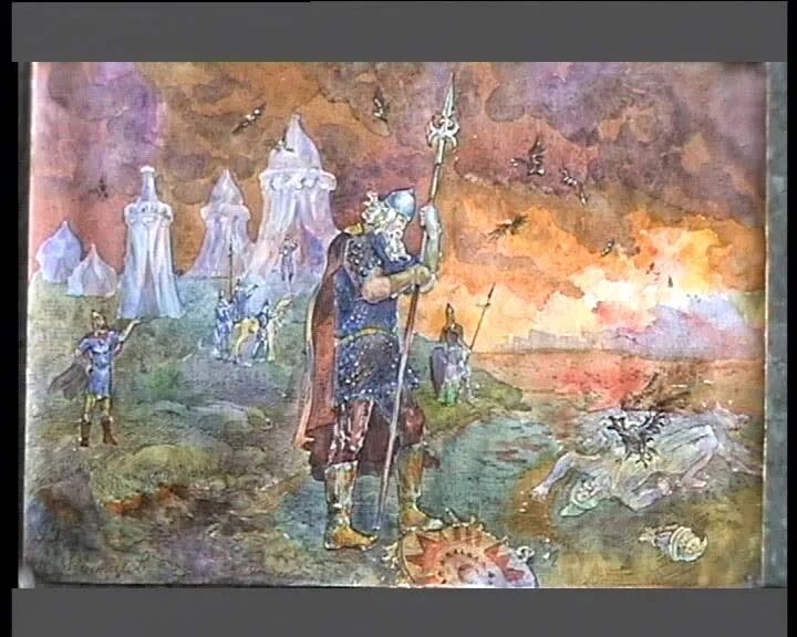 генезис былин. певец гусляр баян. скафтымов а п. характеристика былины. былинный герой осетии.