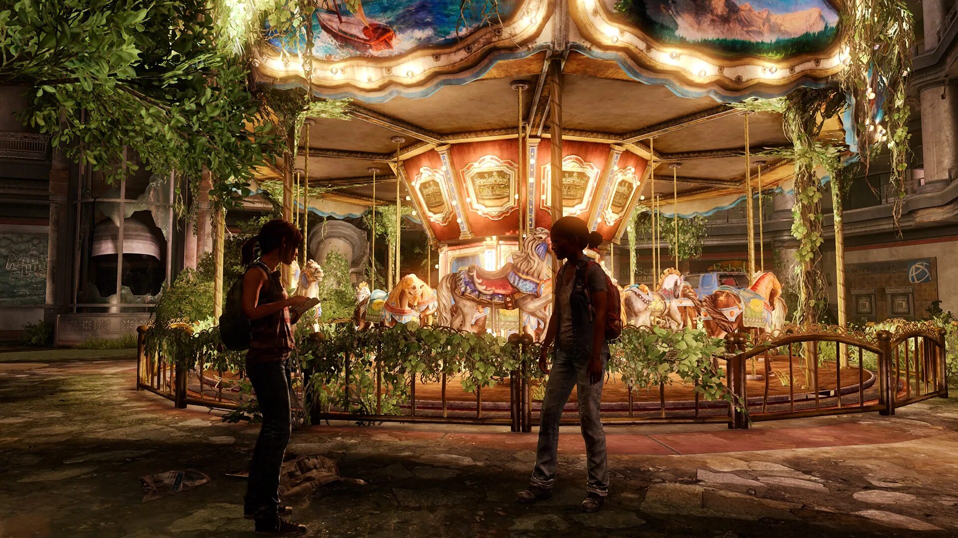 The last of us Карусель. Новый Союз игра. The last of us оставшиеся позади.