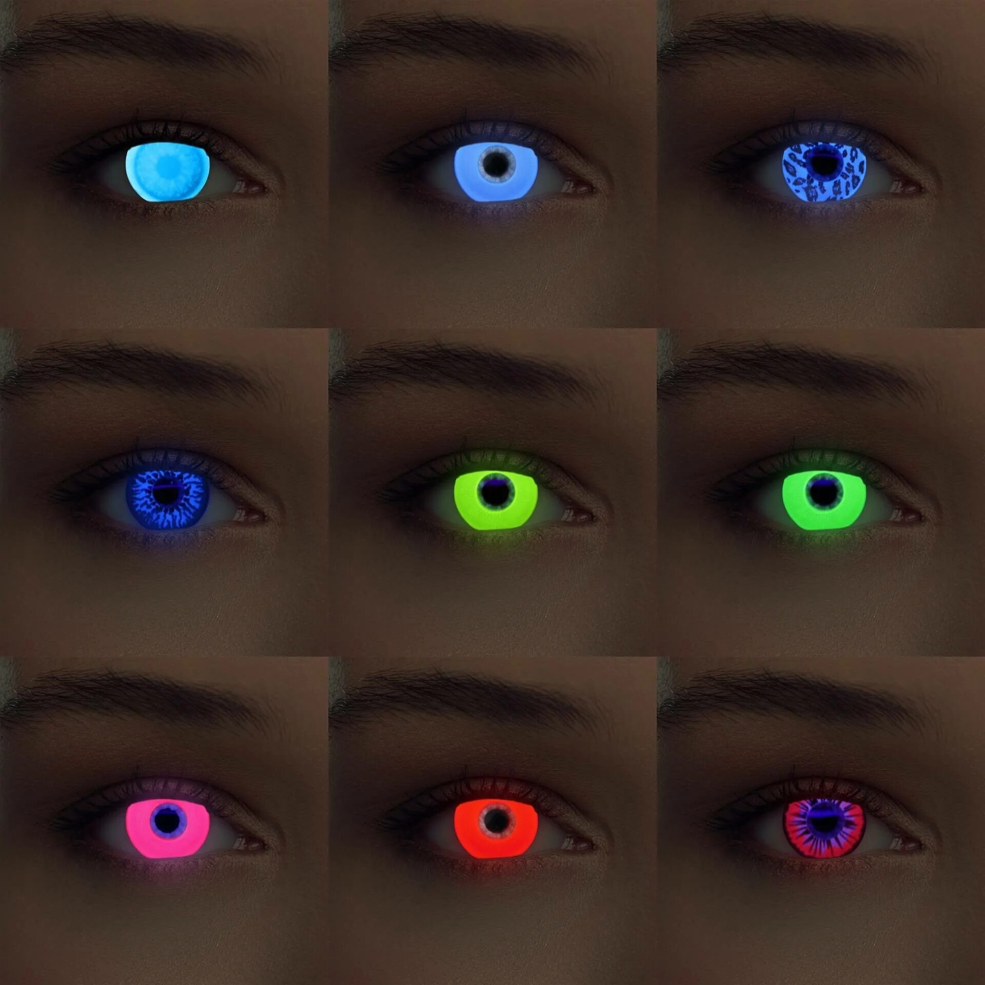 Глаз освещение. Склеральные линзы светящиеся. Разноцветные линзы для глаз. Светящиеся линзы для глаз. Линзы светящиеся в темноте.