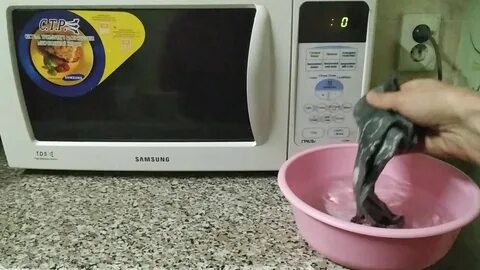 Как отстирать носки в микроволновке