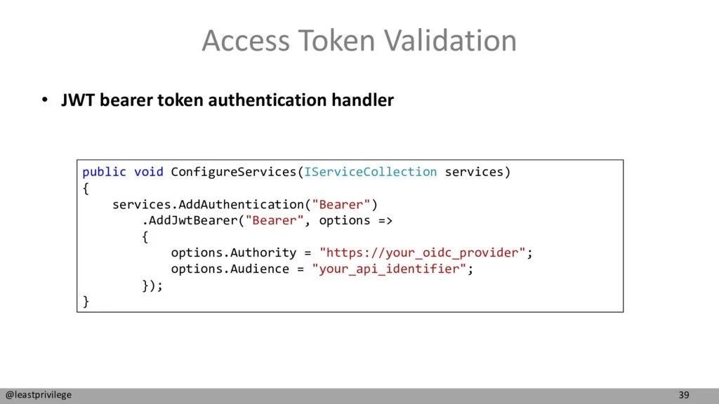 JWT token validation. Personal access token GITHUB. Use access_token JWT Bearer Post. Secure access token