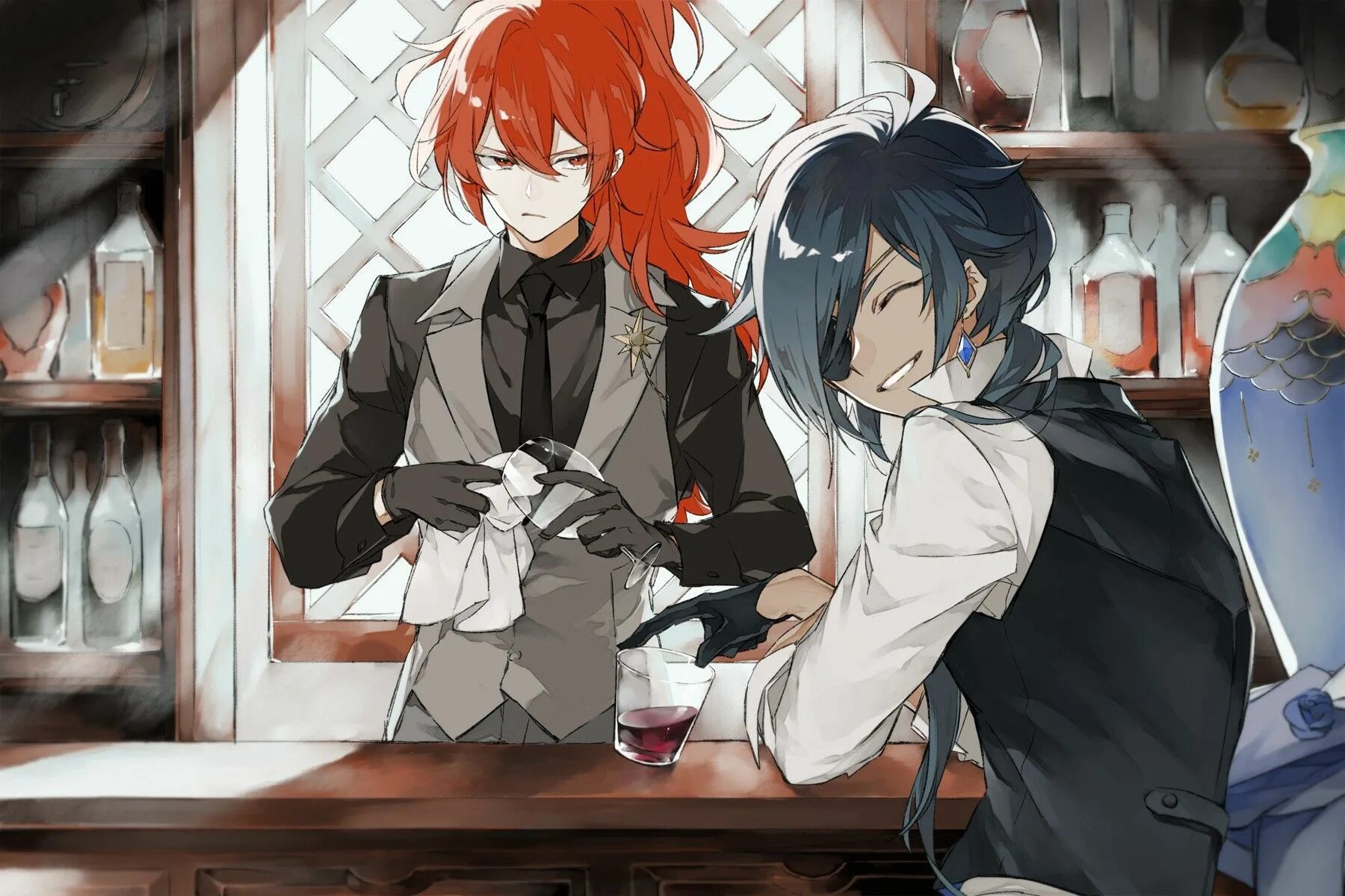 Diluc x kaeya