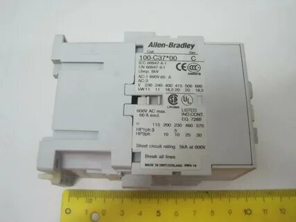 Контактор allen bradley 100