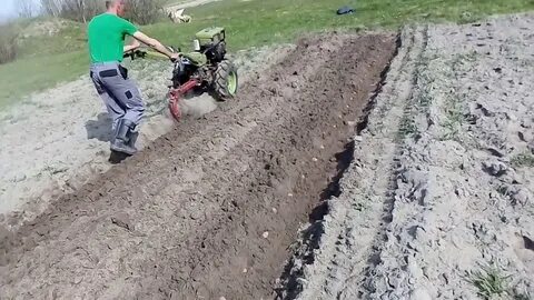 Прополка мотоблоком