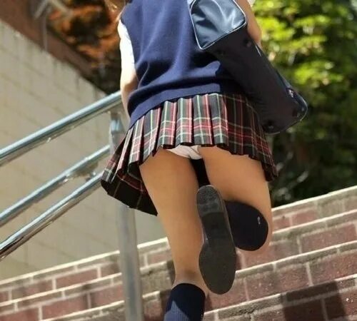 Under skirt school