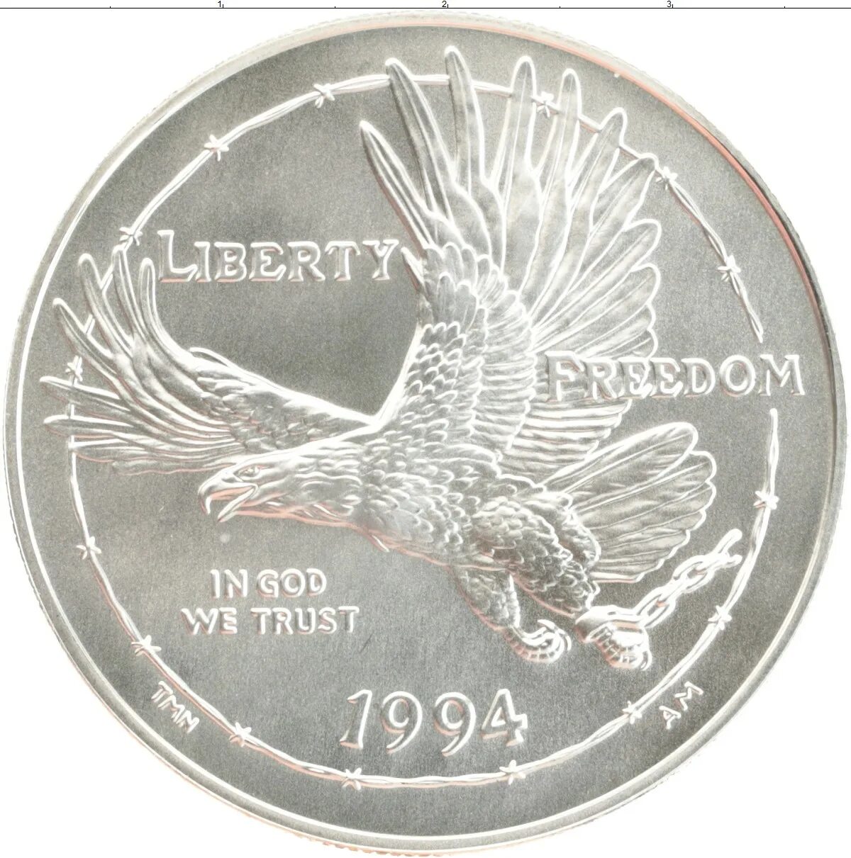Серебряный доллар США 1994г. Монета США 1945 года. Науру 10 долларов 1994.