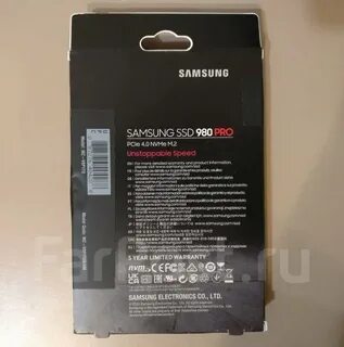 Samsung 980 pro 1tb mz v8p1t0bw