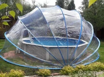 Купол для бассейна полипропиленовых труб своими руками