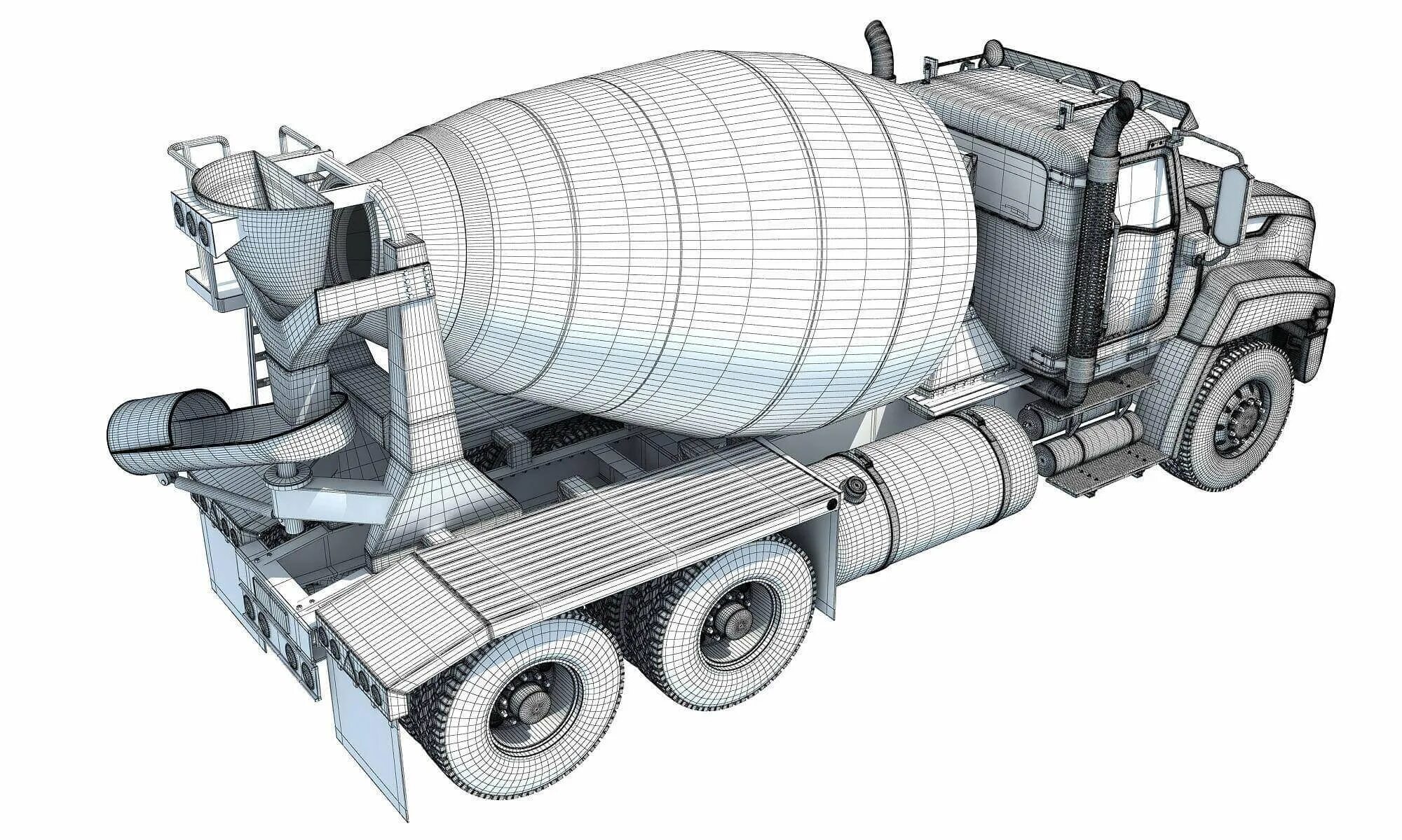 Миксер трак бетон. Concrete Mixer Truck 3d. Полуприцеп миксер автобетоносмеситель. Бумажная модель автобетоносмеситель. Concrete mixer