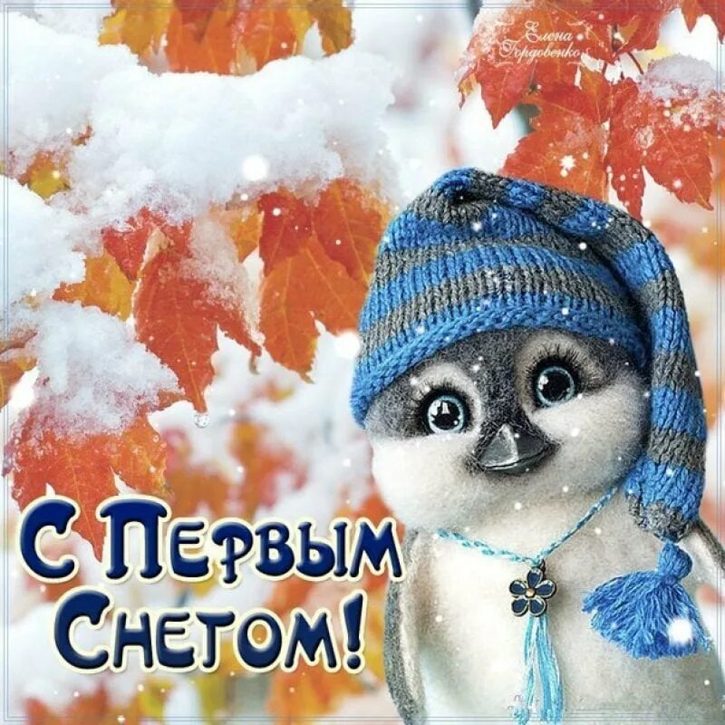 Первый снег. Открытки с первым снегом. Поздравление с первым снегом. Поздравление с первым снегом прикольные