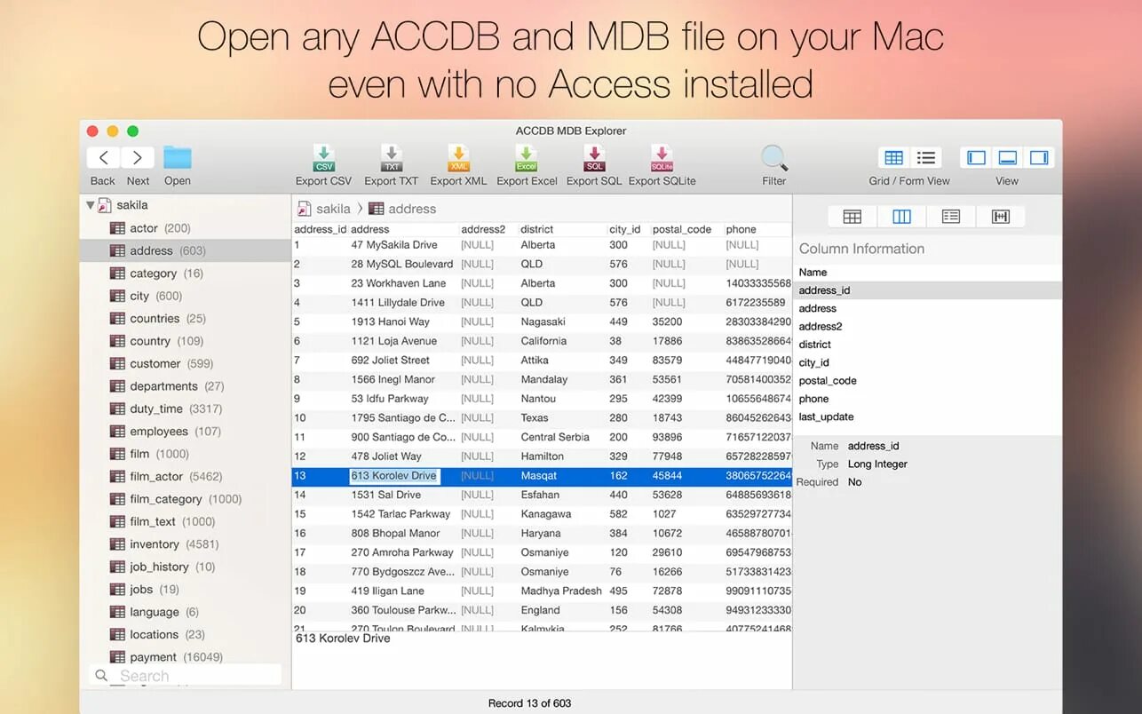 Как открыть файл access. Accdb. accdb тип файла. accdb в mdb. расширения *.mdb или *.accdb.
