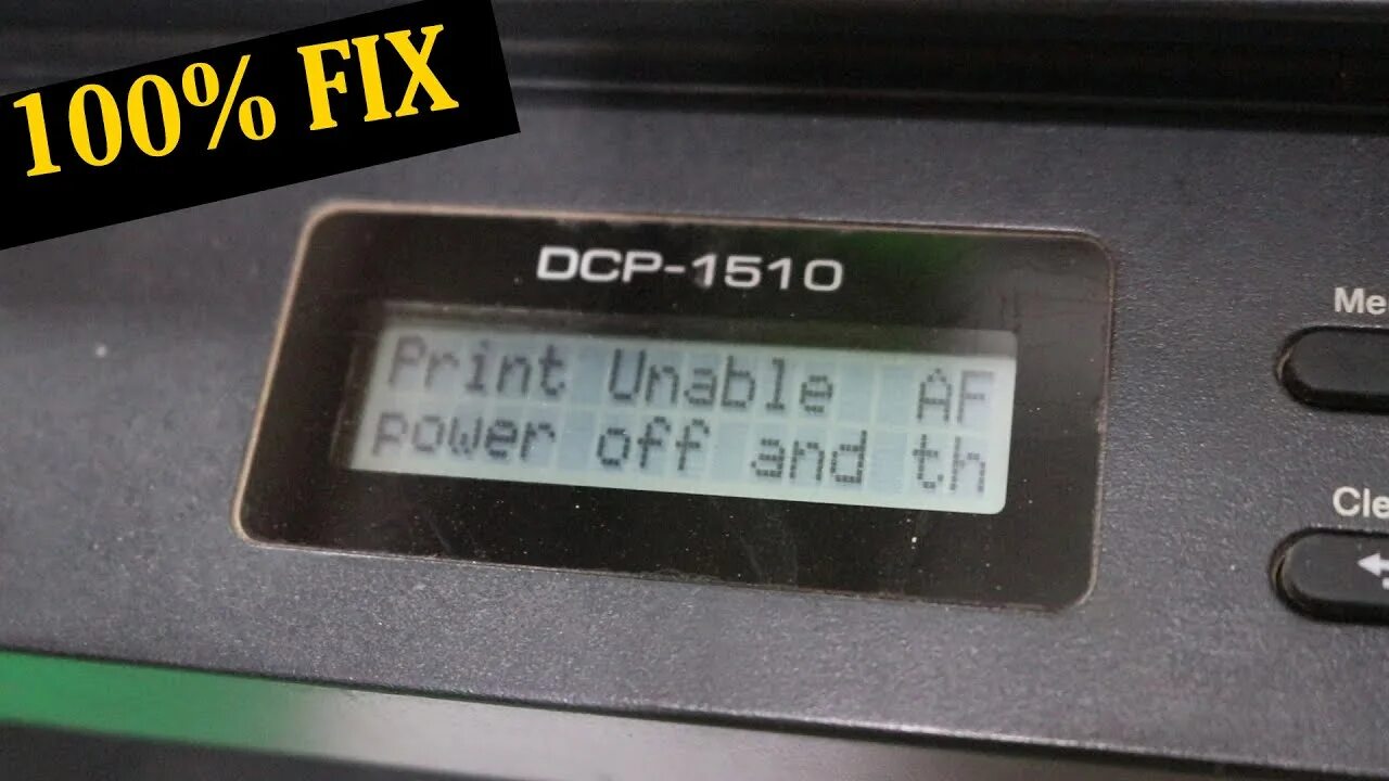 Print unable