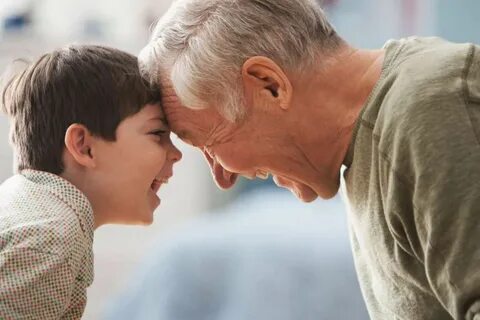 He visit his grandparents