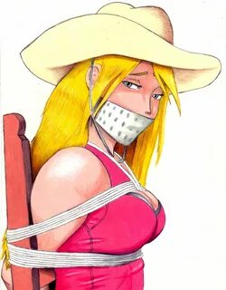 Gagged cowgirl