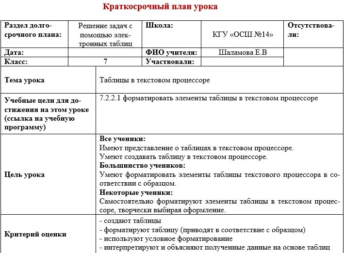 Планирование урока 5 класса. Краткосрочный план пример. Поурочный план. Форма плана урока. Формы поурочного планирования.