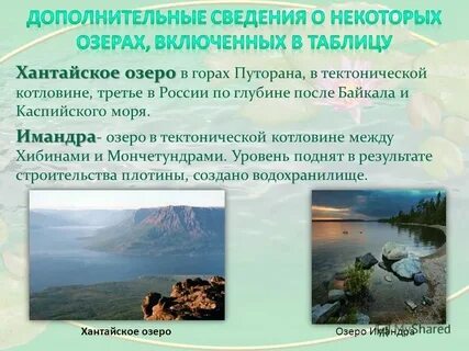 Происхождение озерной котловины озера каспийское море