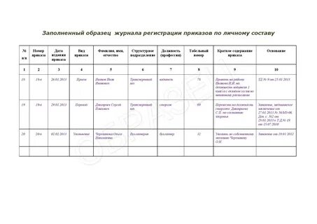 Что такое приказ по основной деятельности