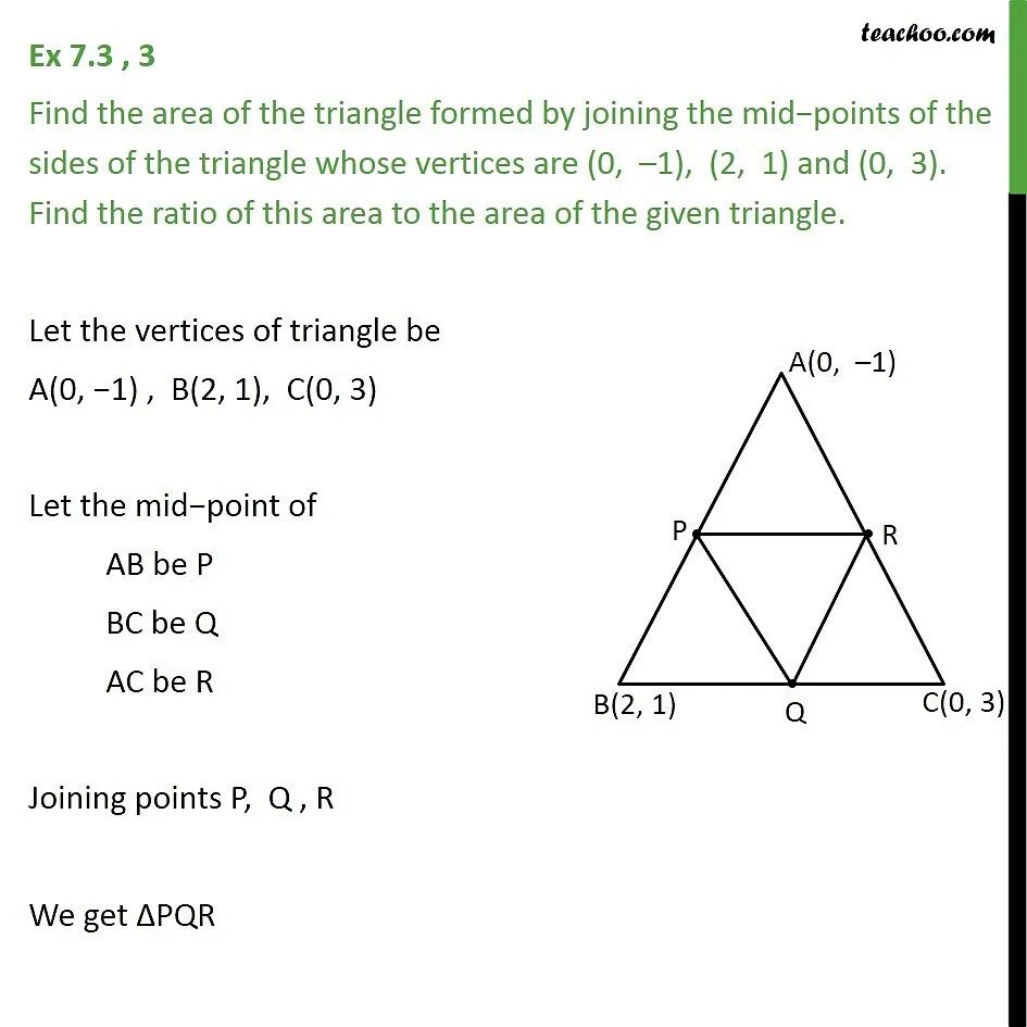 Vertices of triangle. How to find area of triangle. how to calculate the area of a triangle. vertices of a triangle. find the triangles area.