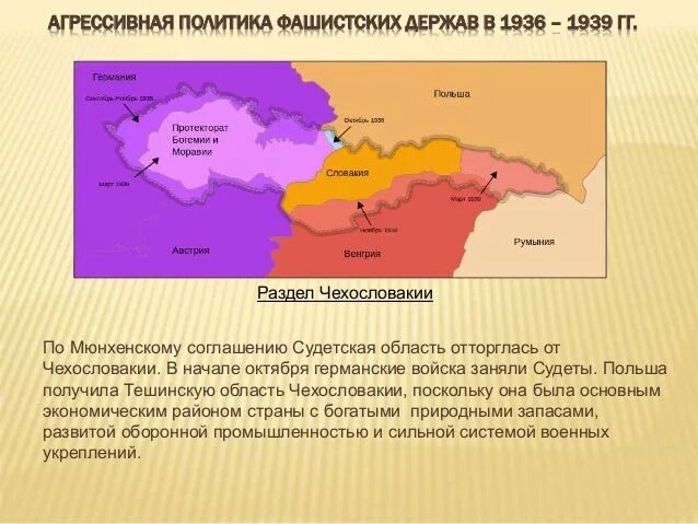 Мюнхенское соглашение о разделе Чехословакии. Раздел Чехословакии 1939 карта. Мюнхенское соглашение карта. Судетская область Чехословакии на карте.