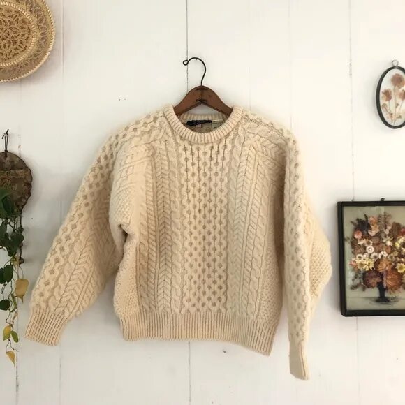 Винтажный свитер женский. Burberry Vintage Sweater.