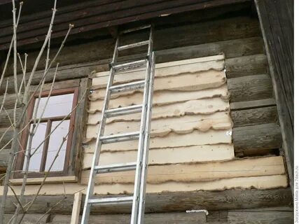 Ремонт стен деревянного дома
