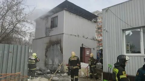 Пожар на тульской