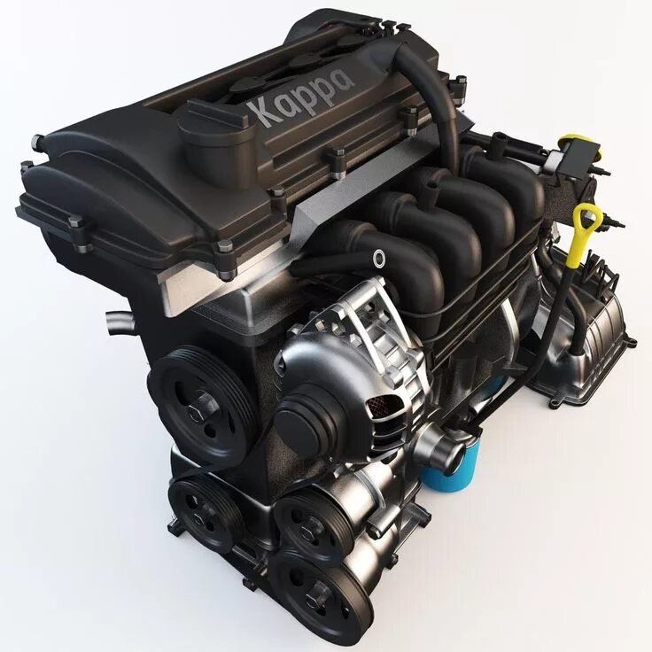 Двигатель д3. 3d модель двигателя m43b19. Kappa d3. 3d Max двигатель модель. АМЗ 3д модель двигателя.