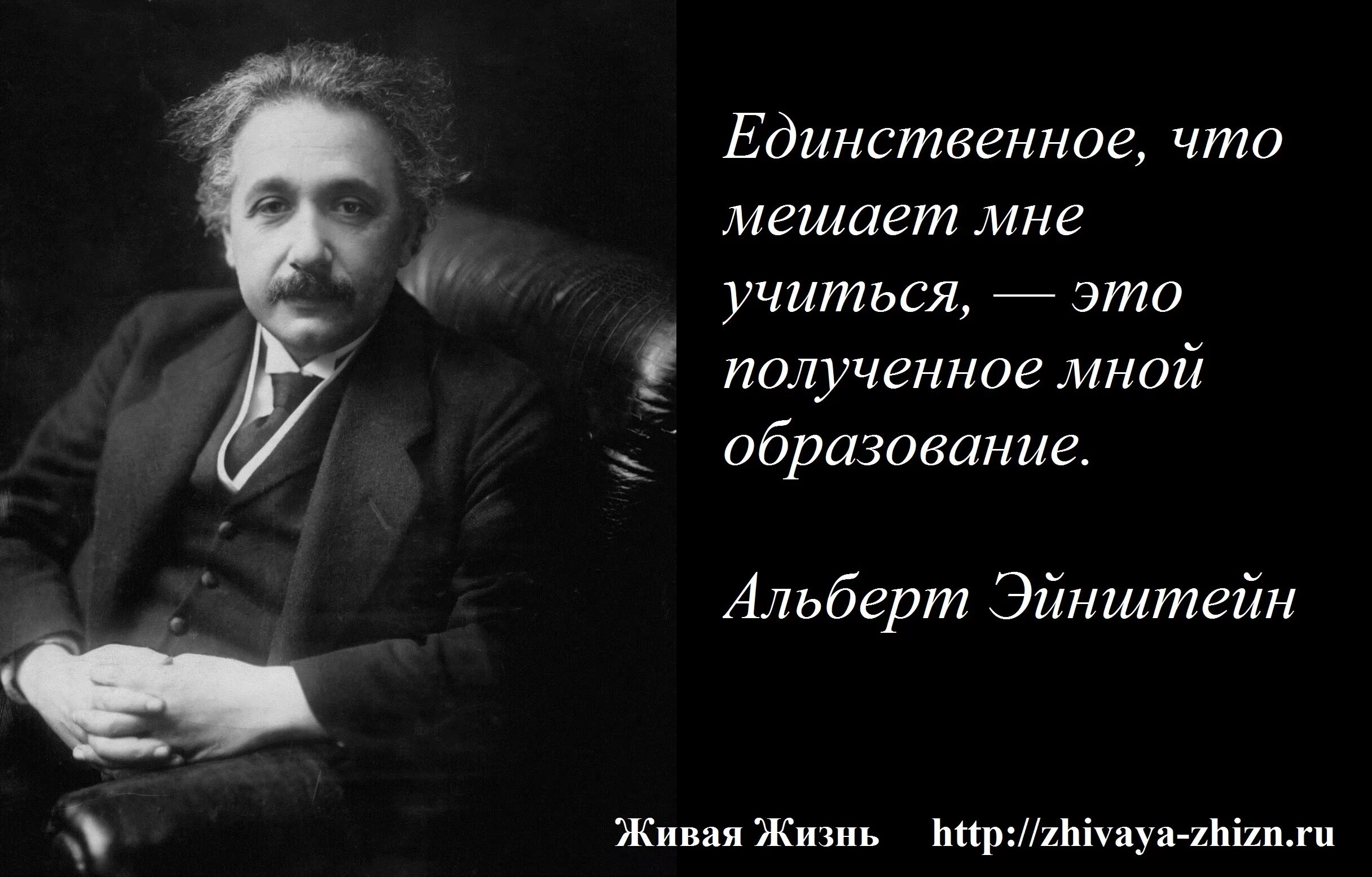 За каким ученым закрепилась знаменитая фраза. Эйнштейн философ.