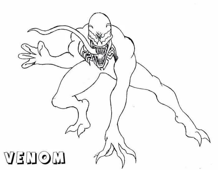 Venom Coloring Pages Free Printable Avengers coloring pages, Superhero coloring 