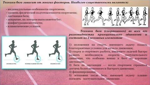 Методика обучения технике бега на длинные дистанции