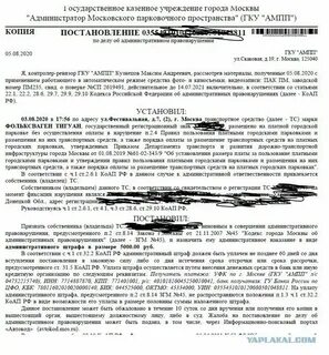 Ампп постановление об административном правонарушении