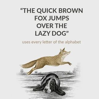 The quick brown fox