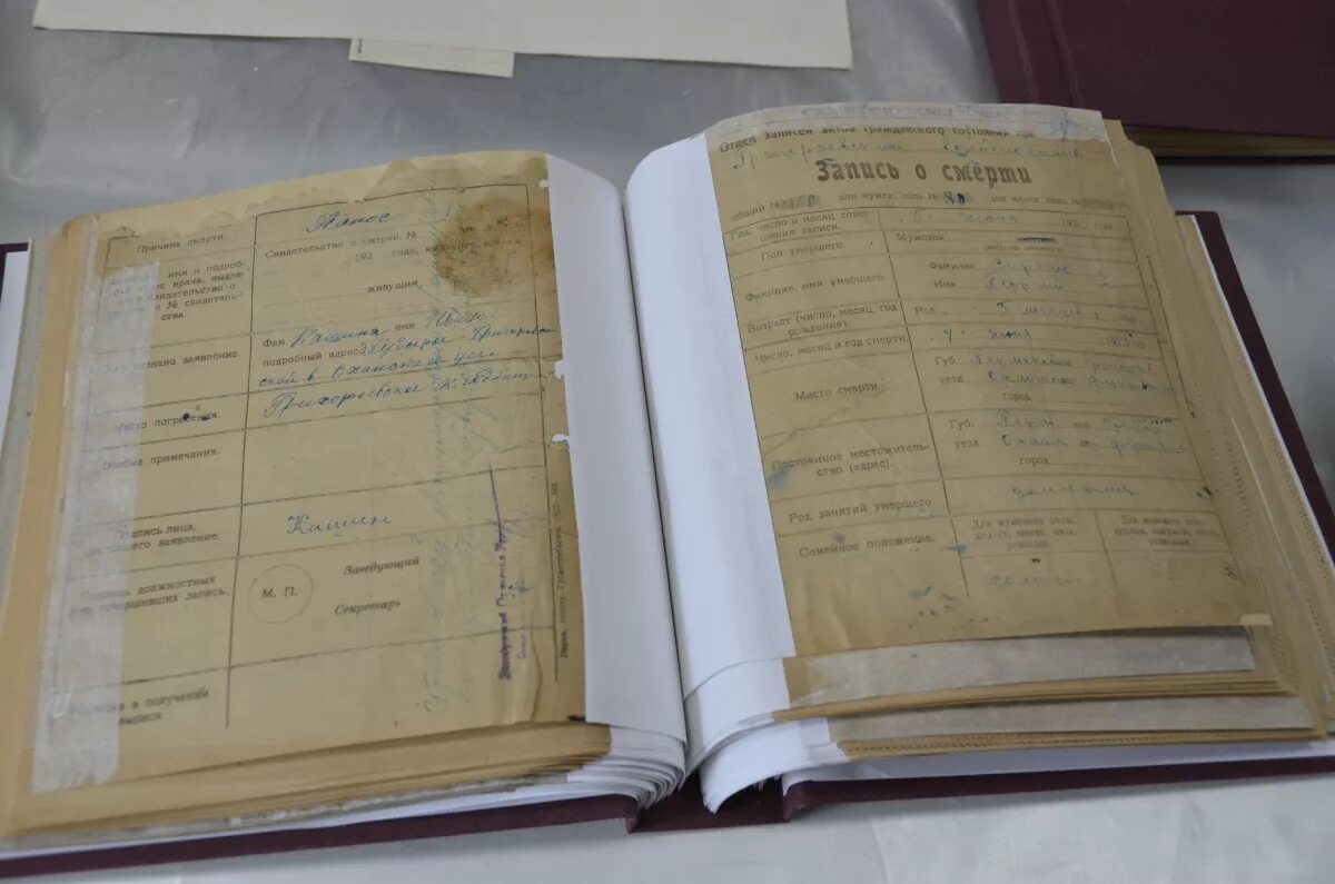 физико-химические повреждения документов. реставрация архивных документов в архиве.