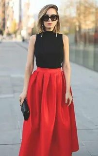 Red skirts