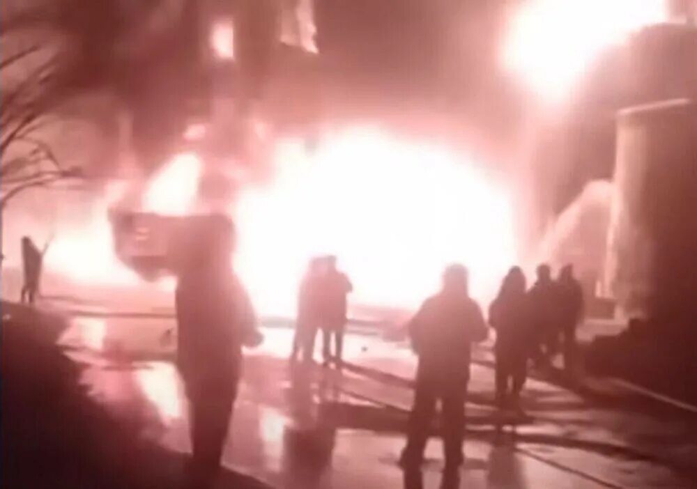 Нападение массовый. Взрывы в Киеве. Ночная атака.