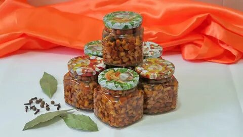Маринованные лисички на зиму хрустящие