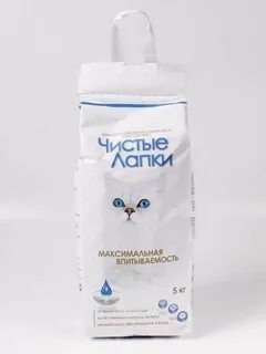 Кошачий наполнитель кошачьи лапки