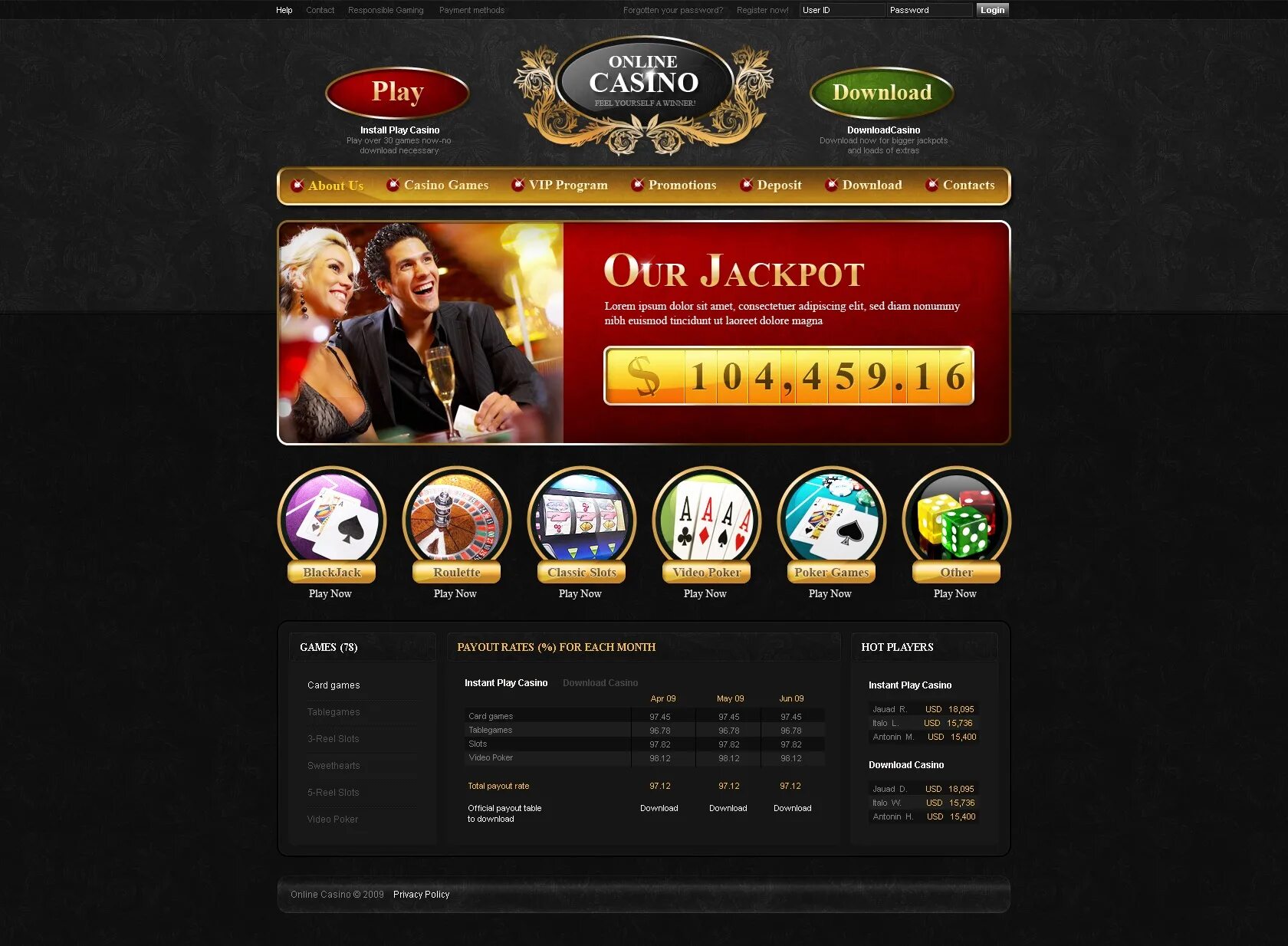 Casino сайт pingotop. Дизайн интернет казино. Flash шаблоны казино. Готовые сайты интернет казино.