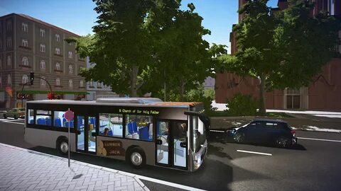 City bus driving